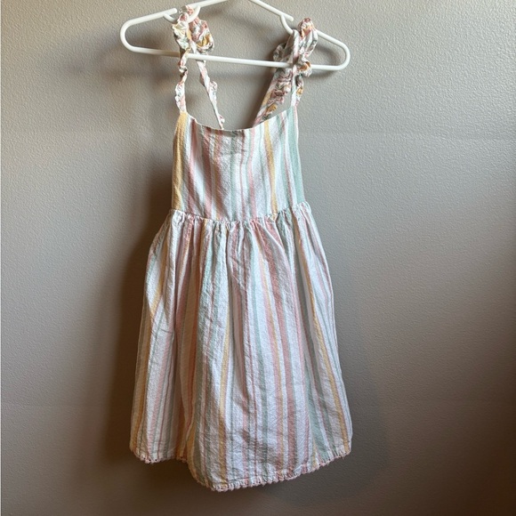 Shabby Chic Girls Striped Dress - Picture 1 of 4